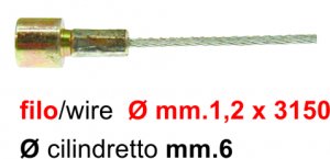 Cable de acelerador para Ape 601 