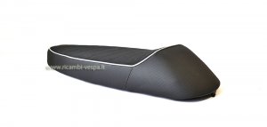 Asiento deportivo completo color negro para Vespa 80&#x2F;125&#x2F;150&#x2F;200 VNB-VBB-VBA-Super-Sprint-GT-GTR-GL-PX 