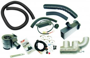 Kit de calefacción completo (silenciador Leovince) para Ape 50-Europe-MIX-Euro 2 