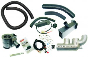 Kit de calefacción completo (silenciador Polini) para Ape 50-Europe-MIX-Euro 2 