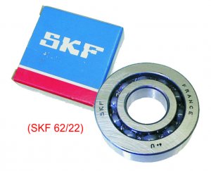 Rodamiento de buje de rueda trasera 22x50x14 SKF para Ape 200/220/400/420 MP P501-P601-Classic-P2-P3-Max Diesel-P602-P703-FL2-TM-Calessino-Poker 