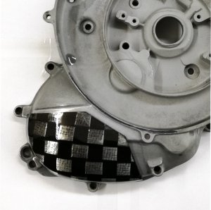 Protección cárter motor DYF para Vespa 50/90/125 Special-Primavera-ET3 