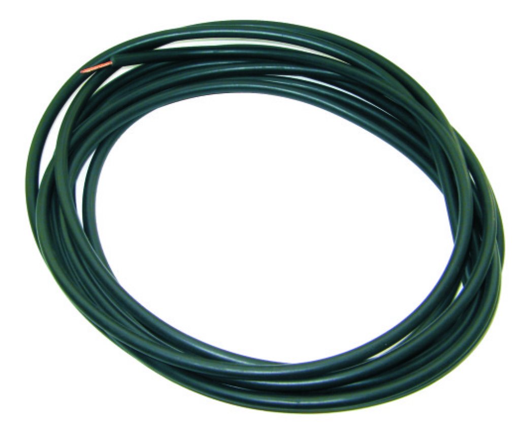 Cable de bujía suave negro de 5 mm de diámetro 