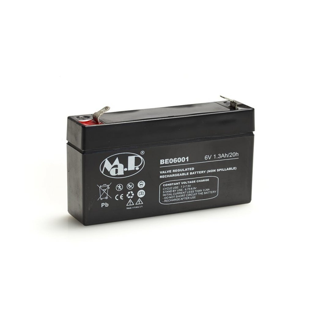 Batteria AGM 12V-0,8 Ah per uso tampone Contachilometri digitale-Varie per Vespa 50/90/125/150/160/180/200 