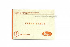 Libretto uso e manutenzione per Vespa 180 Rally VSD1T 