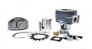 Kit completo de cilindros Polini (190cc) en aluminio con bujía central o lateral para Vespa 125/150 Sprint V-GTR-TS-PX 
