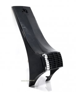 Tapa de dirección de plástico negro Piaggio nariz para Vespa 125/150 PX 2011 