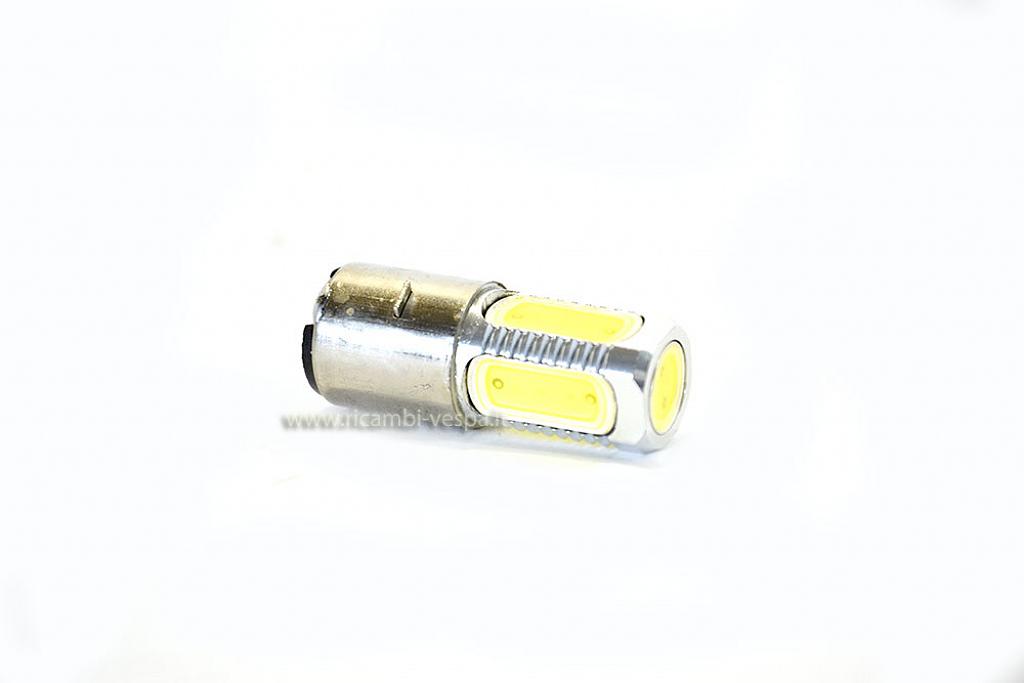Bombilla LED blanca dos luces simétrica 12V 480 LM (BA20D) 
