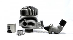 Bloque de cilindros de aluminio CCcorsa (160 cc) para Vespa low lighthouse 125&#x2F;150 VM-VN-VL-VB1T 