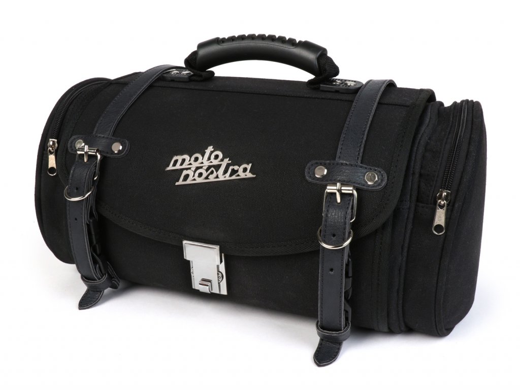 Borsa/valigia (piccola) nera  in alternativa al bauletto MOTO NOSTRA 330x190x180mm 