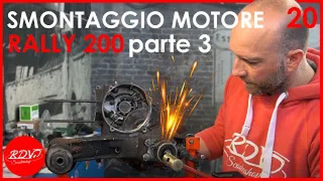 Restauro completo Vespa Rally 200 VSE1T - montaggio parte 20