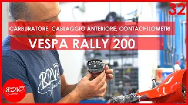 Restauro completo Vespa Rally 200 VSE1T - montaggio parte 32