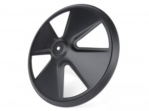 Cubre rueda lacado de color negro 