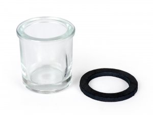 Bicchiere in vetro rubinetto per Vespa 125 VNB/VBB/GL/Sprint 
