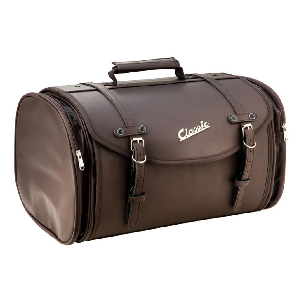 Borsa/valigia SIP "Classic", grande per portapacchi di colore marrone 
