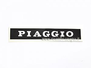Letrero  Piaggio para sillín biplaza 