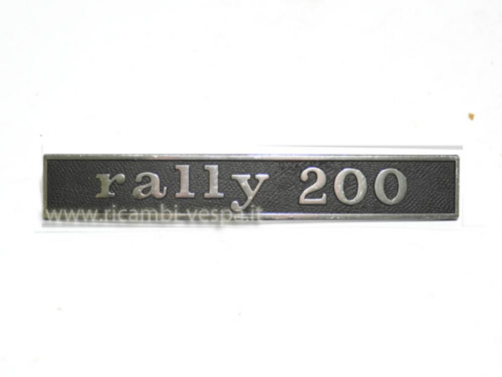 Letrero Rally 200 